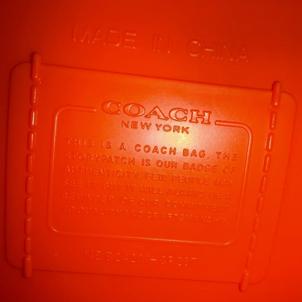 COACH Jelly Morgan Square Crossbody Bag (CR287/Miami Red/Brand New with Tags) - Picture 3 of 7
